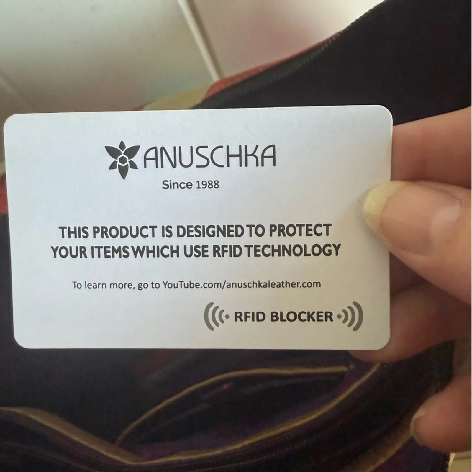 Anuschka Hand Painted Leather Hobo Fringed Roses Leather Wallet Purse Boho 8339 - Image 10