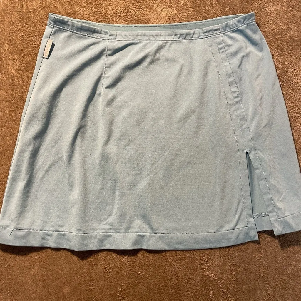 Nike Skirt Womens Medium Dri Fit Light Blue Mid Rise Active Stretch Tennis Gym - Image 2