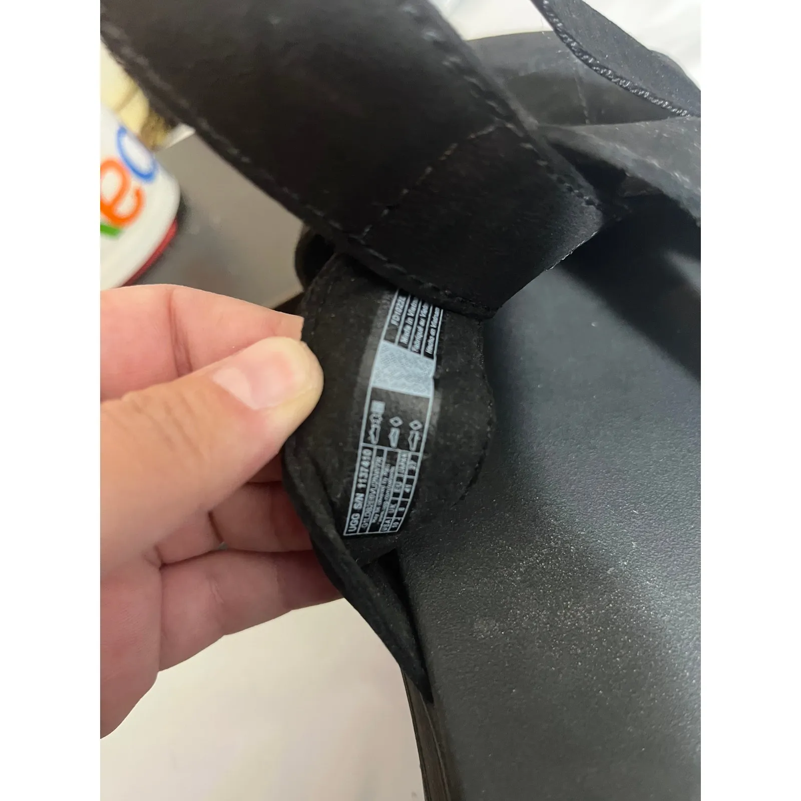 UGG ASHTON STRAPPY BLACK PLATFORM GLADIATOR SANDALS WOMENS SIZE 10 - Image 7