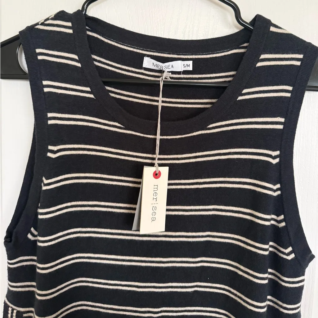 Mer Sea NEW Anywear Open Side Tunic White Size M - Image 8