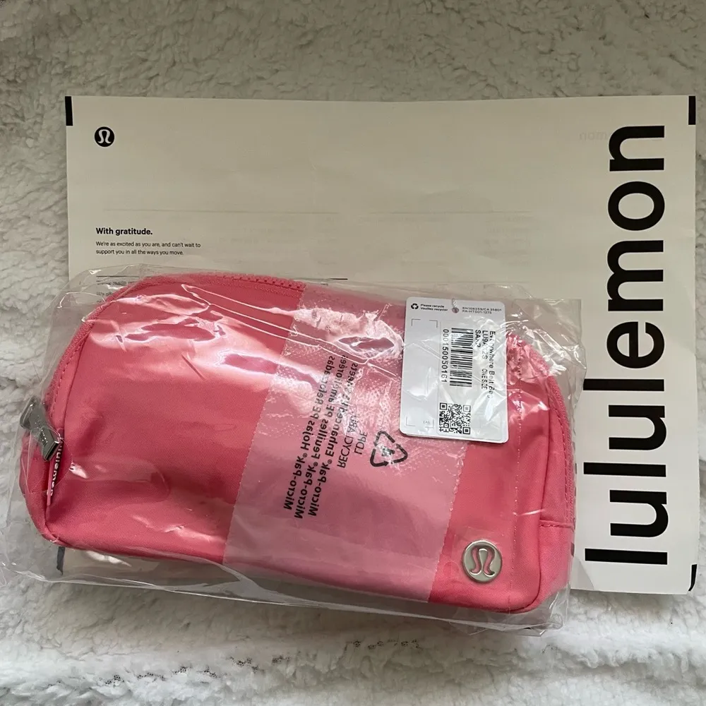 NWT Lululemon Everywhere Belt Bag 1L Sakura Pink - Image 7