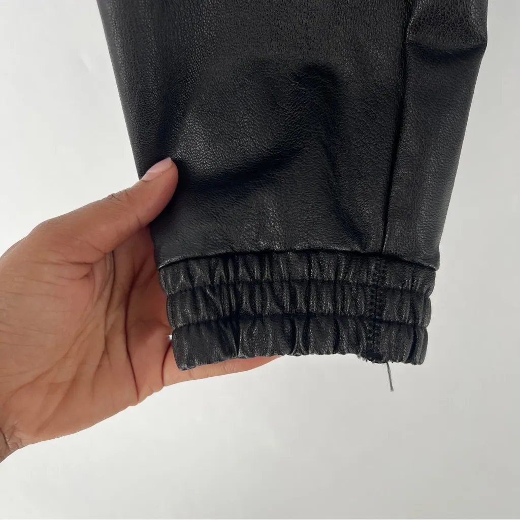 SPANX Faux Leather-Like Jogger Elastic Waist‎ Pull On Relaxed Fit Casual Size XL - Image 7