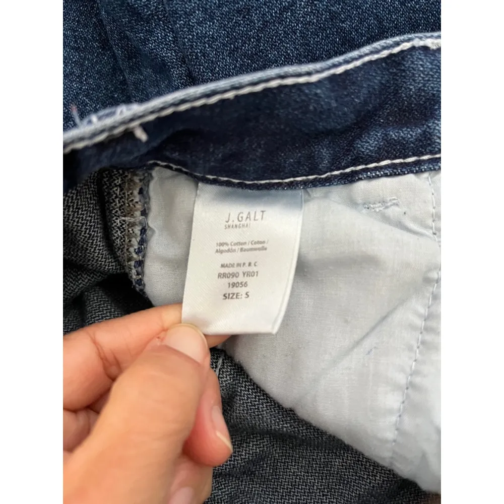 J. Galt dark blue Shanghai high rise patch hammer loop carpenter jeans 90s small - Image 6