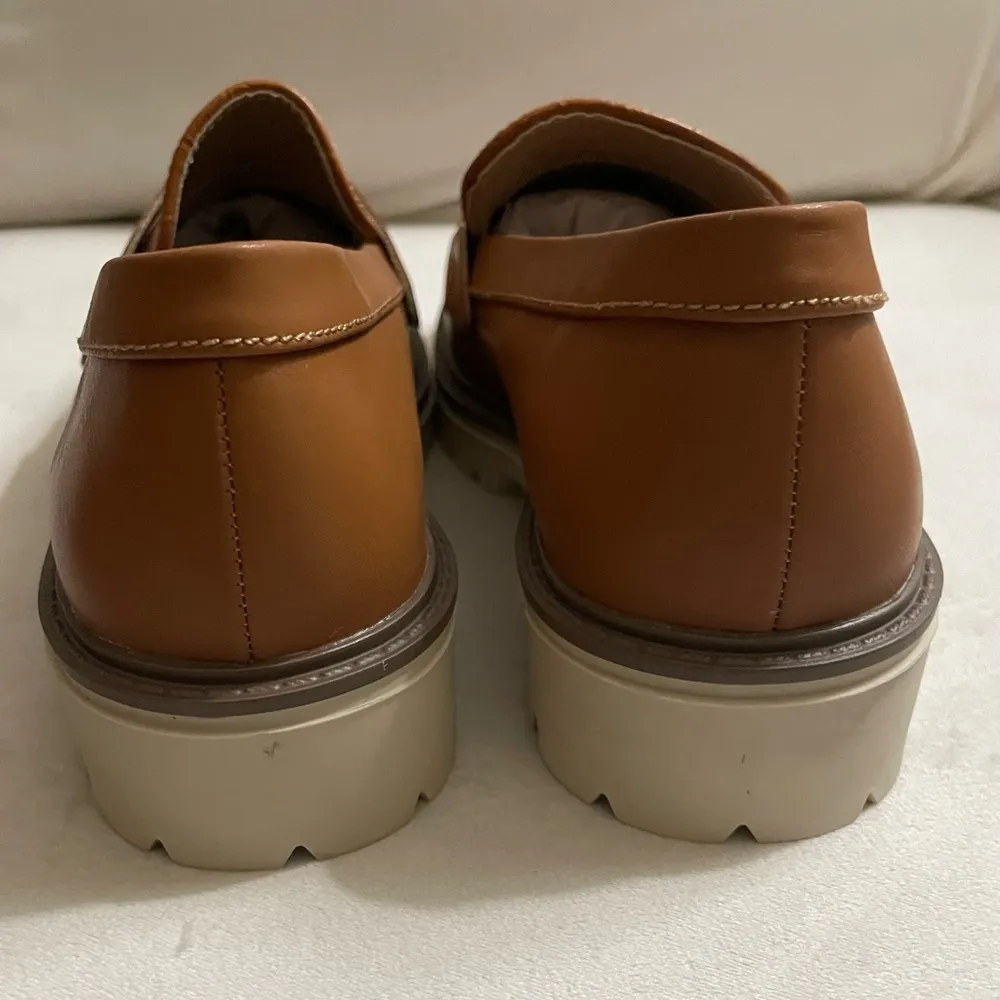 New Journee Collection Kenly Penny Loafers Slip On Shoes Brown Size 6.5 - Image 10