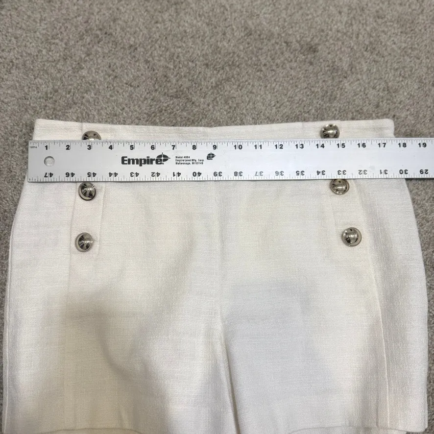 Ann Taylor 12 nautical sailor high waist textured shorts SH 3111 - Image 3