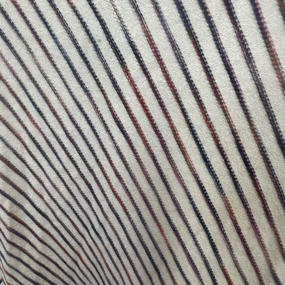 Vintage Esprit tank top maxi dress with multicolored stripes & tie waist size M - Image 6