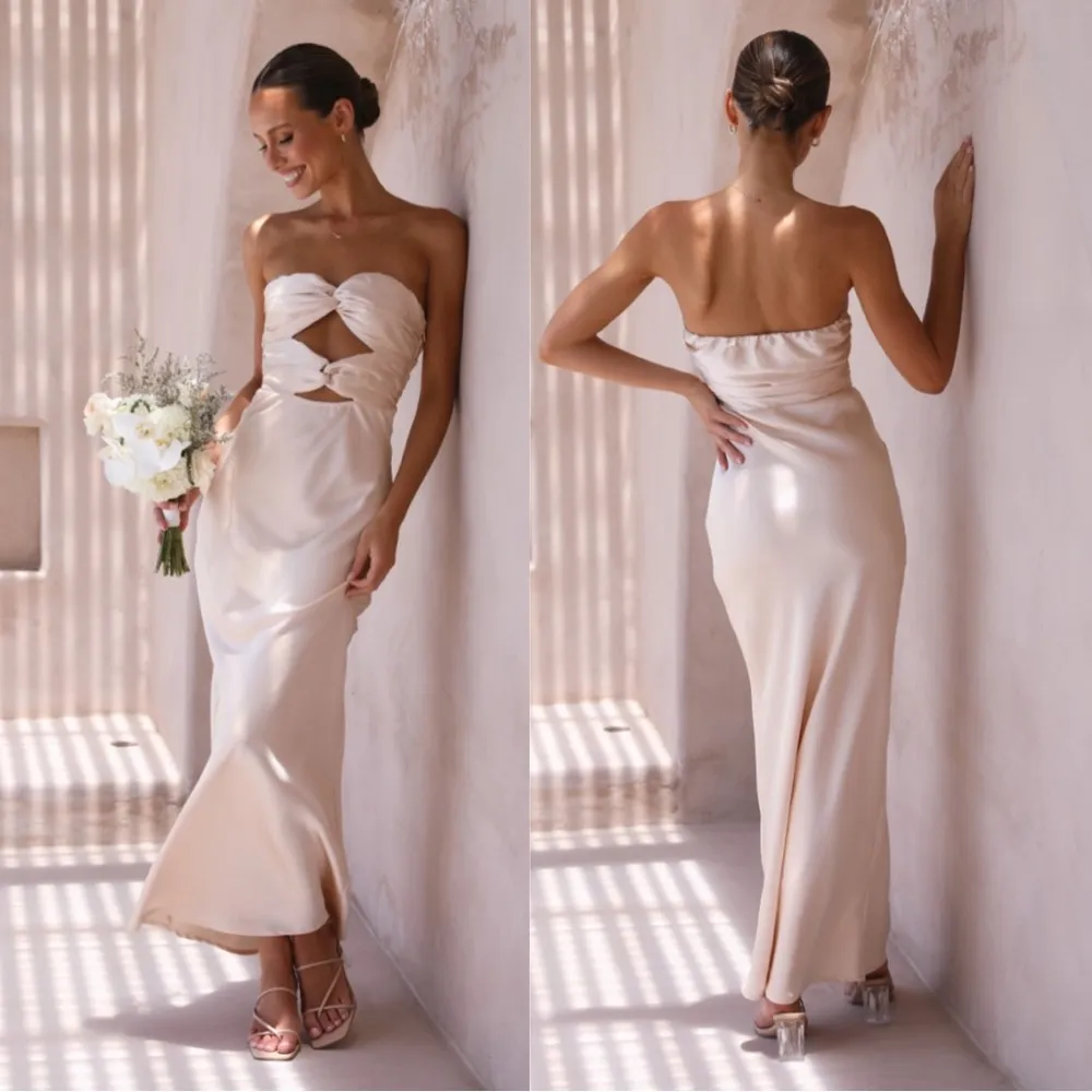 Hello Molly | Champagne Maxi Dress - Image 5