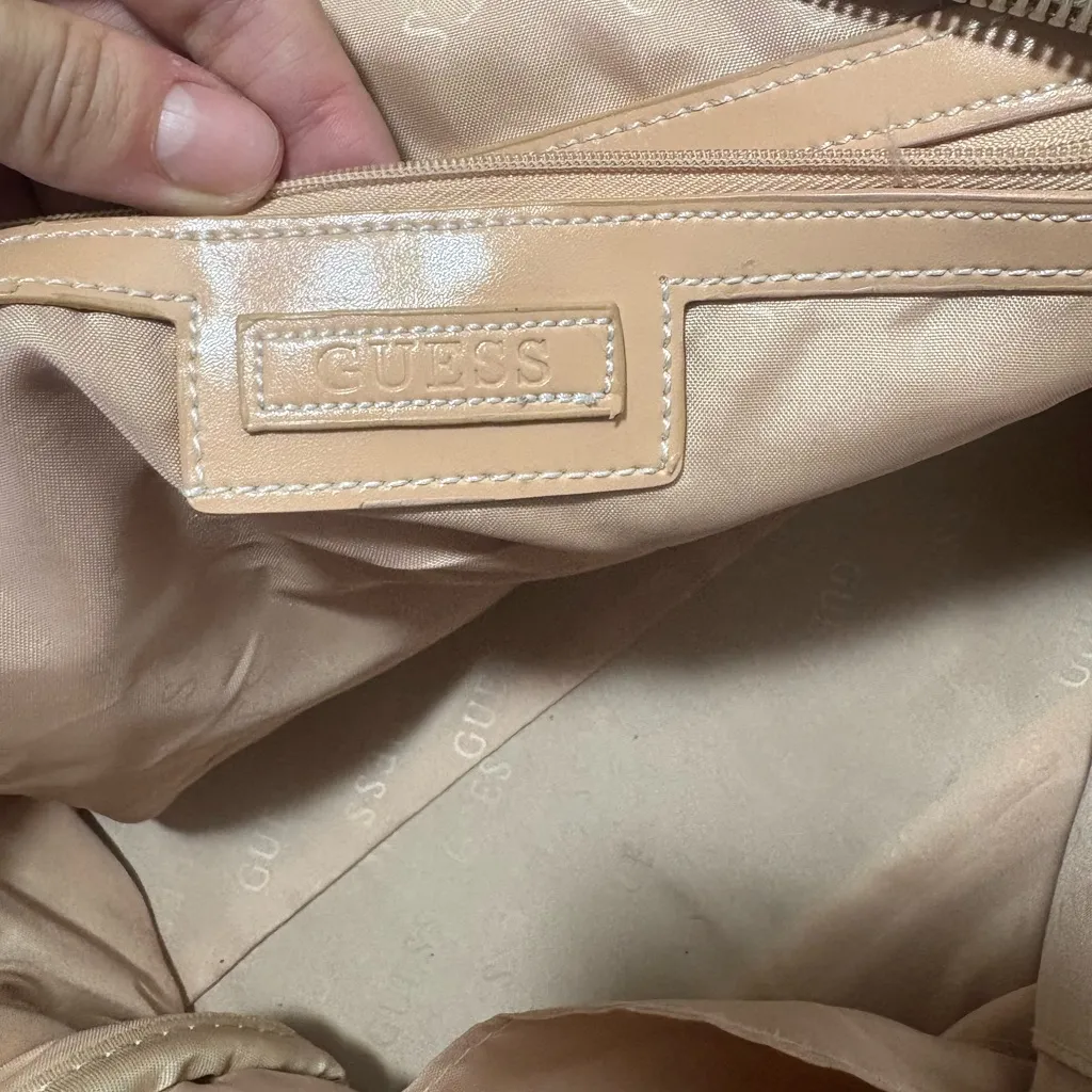 GUESS Vintage Y2K Monogram Dome Travel Bag - Image 9