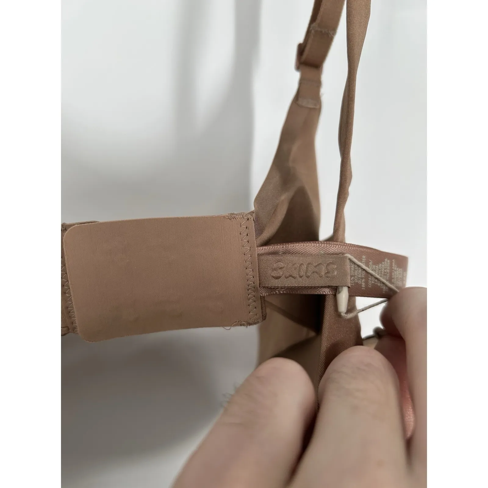 Skims‎ Ultimate Apex Push Up Bra Sienna Nipple Underwire Padded Tan Size 32D - Image 5