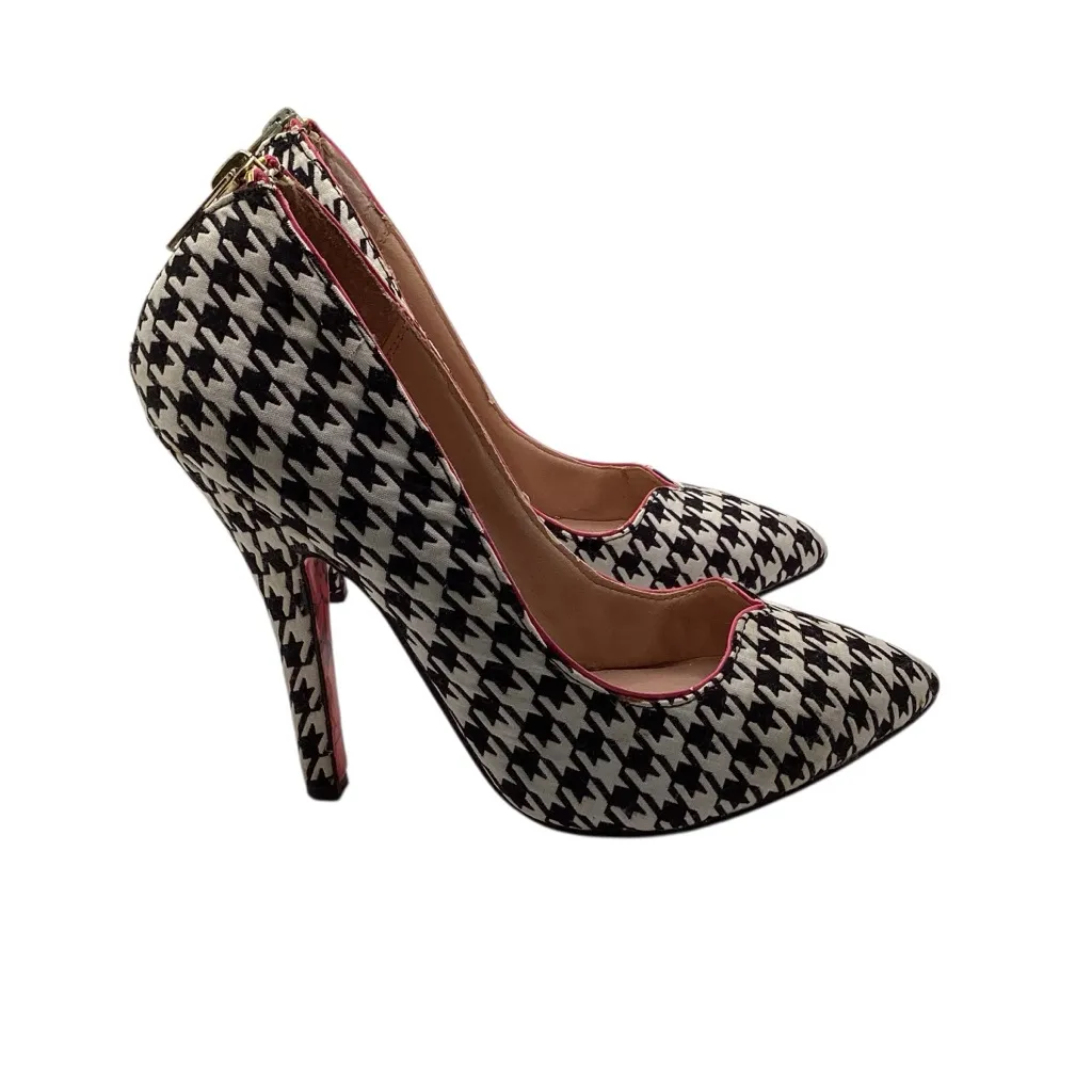 Betsey Johnson Taylr Houndstooth heels. Size 7.5 - Image 3