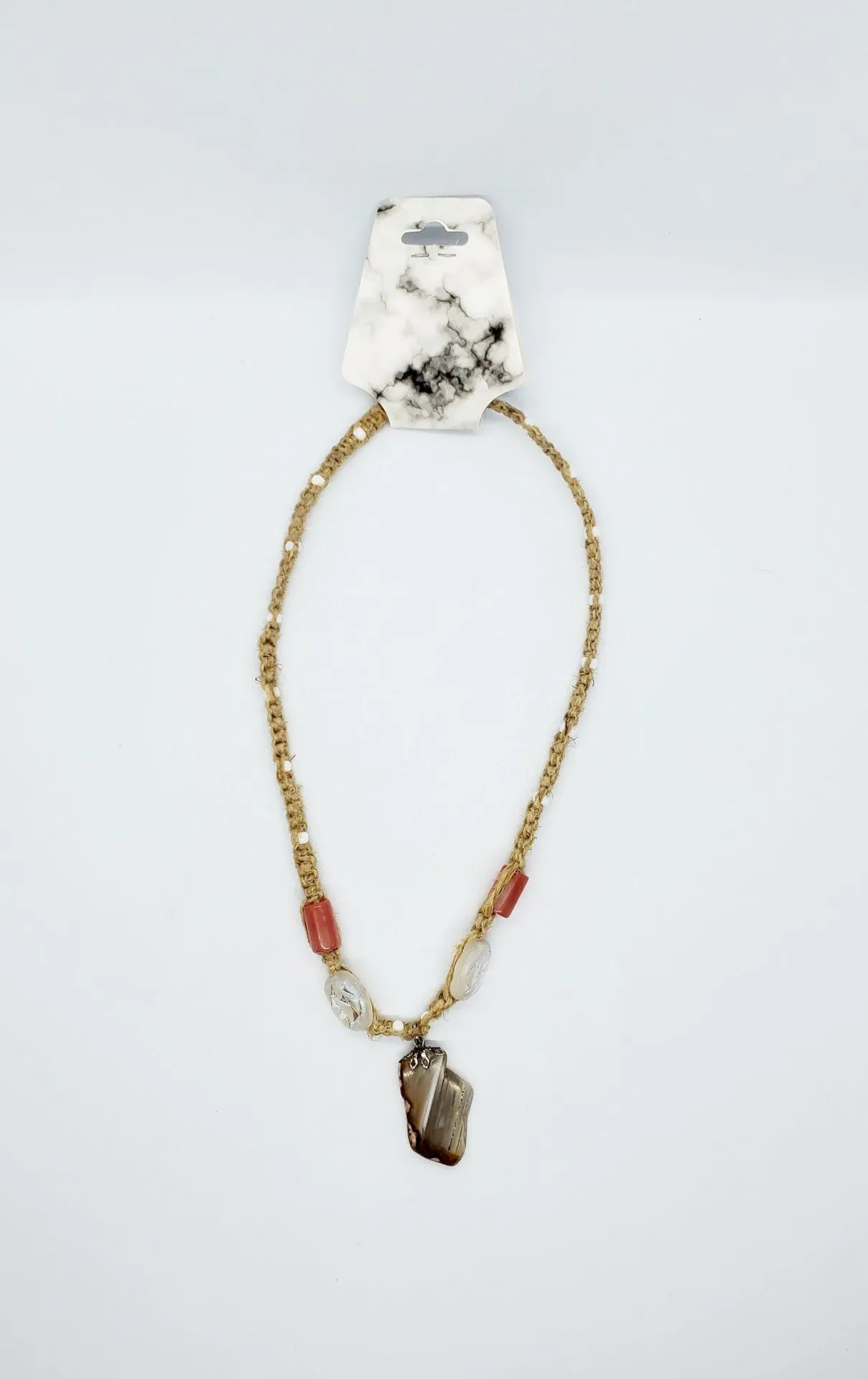 Handmade Hemp Necklace Multiple - Image 2