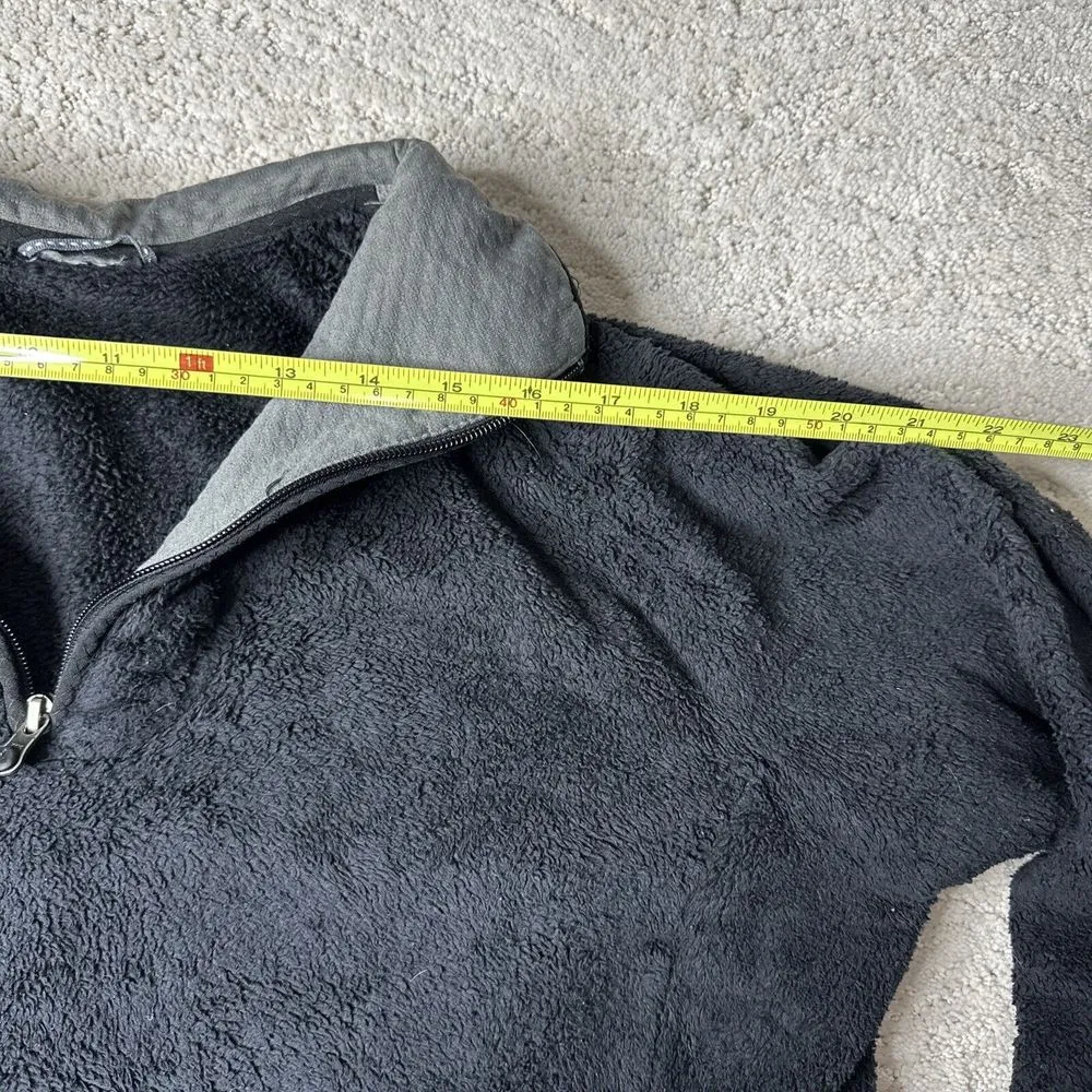 Women's The North Face Size Large  Black‎ Teddy 1/4 Zip Pullover Sweater - Image 6