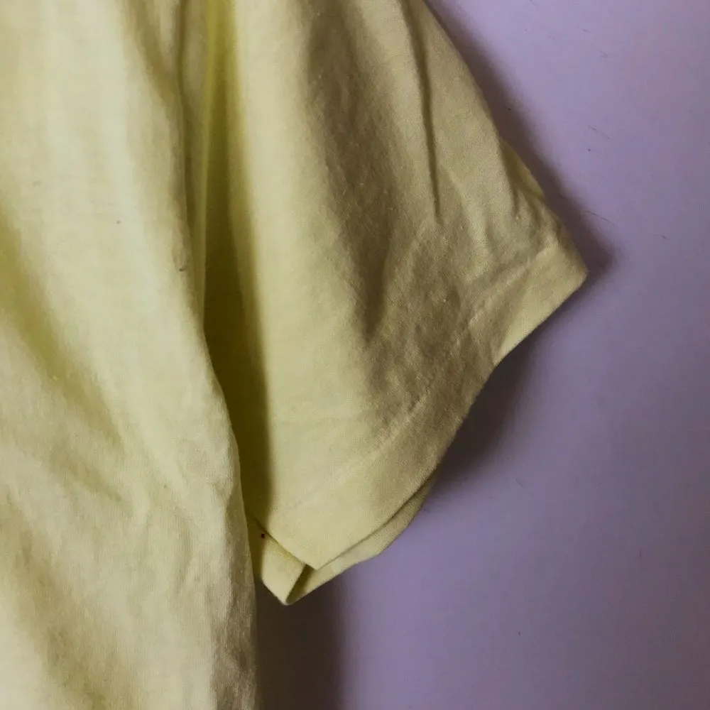 80s Vintage Fort Tucker Alabama Reunion T Shirt USA Single Stitch Yellow Medium Size L - Image 7