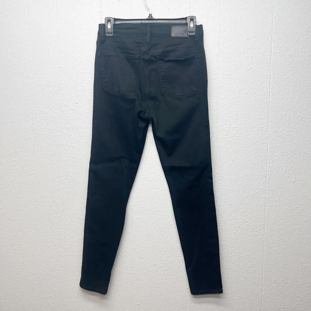 Madewell 10" High Rise Skinny Black Western Cowgirl Rodeo Jeans Womens Size 28 - Image 6