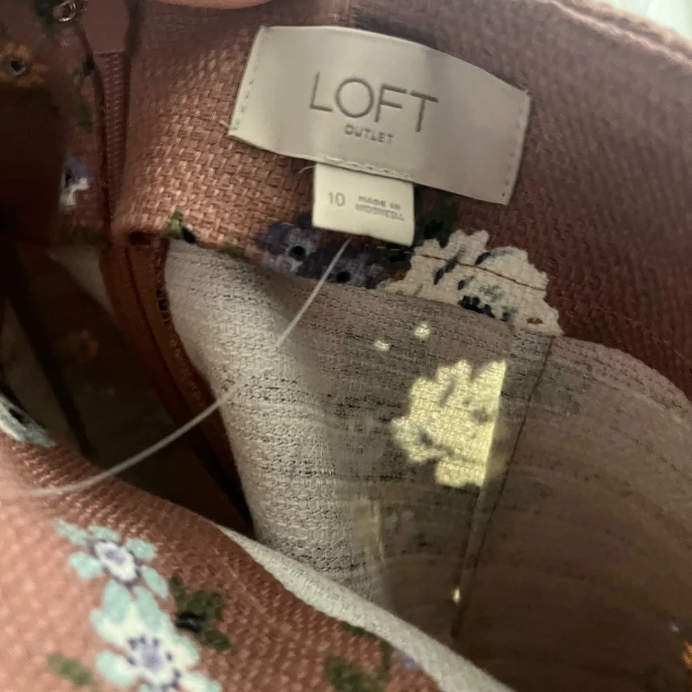 Loft Floral Pink Skirt 10 - Image 2