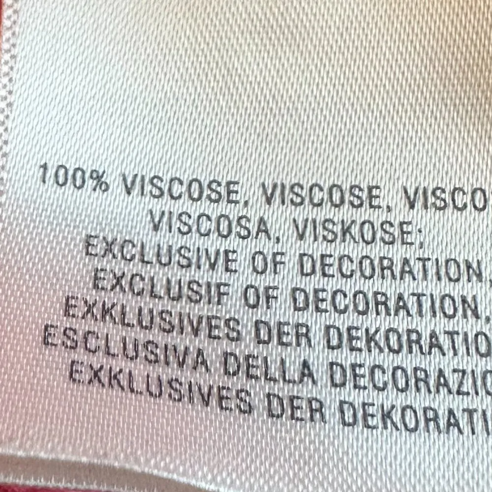 Maeve Anthropologie Coral Print Mini Dress Sheer w/ Liner Floral Size 4 Women's - Image 11