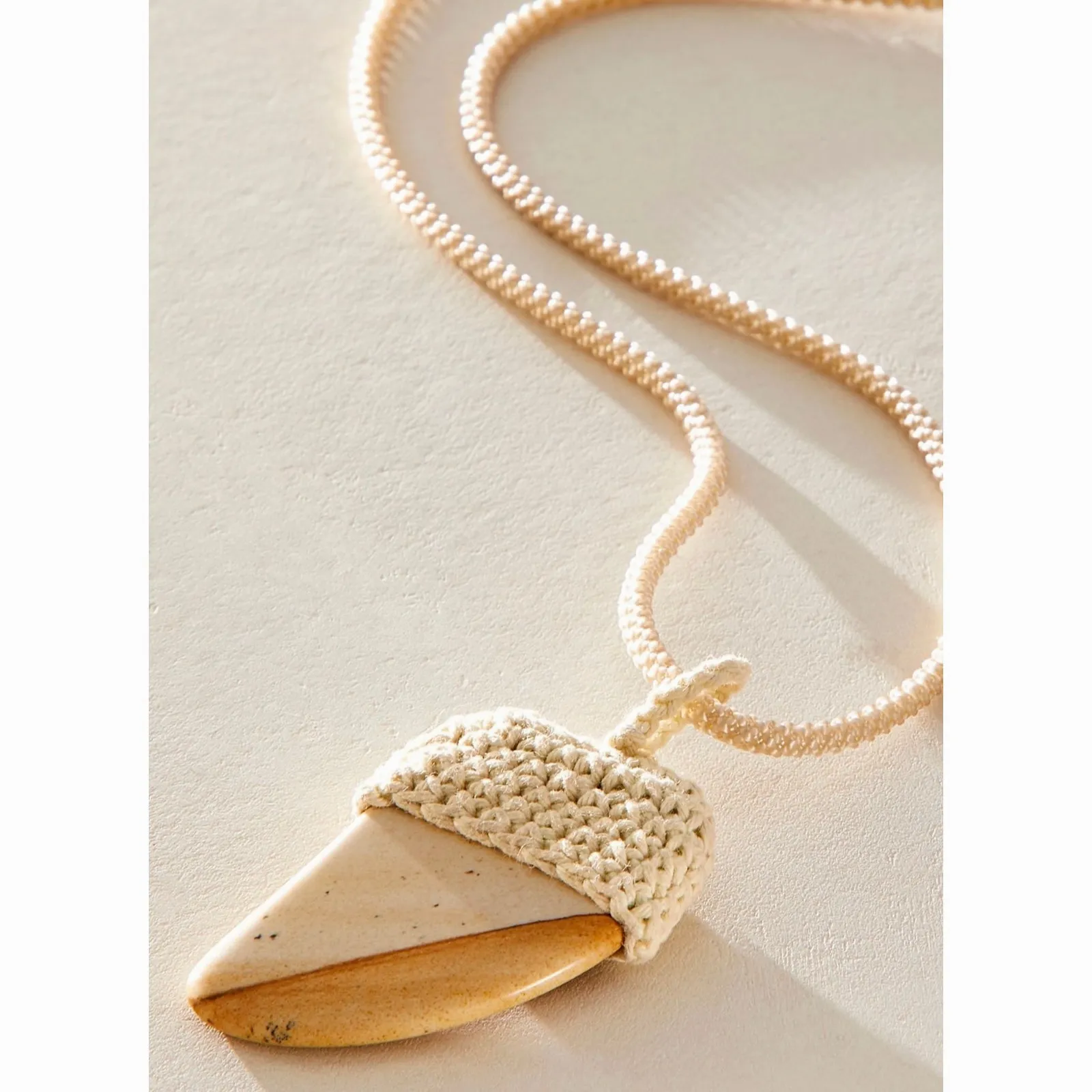 Free People Eleanor Pendant Necklace Picture Jasper One Size - Image 2