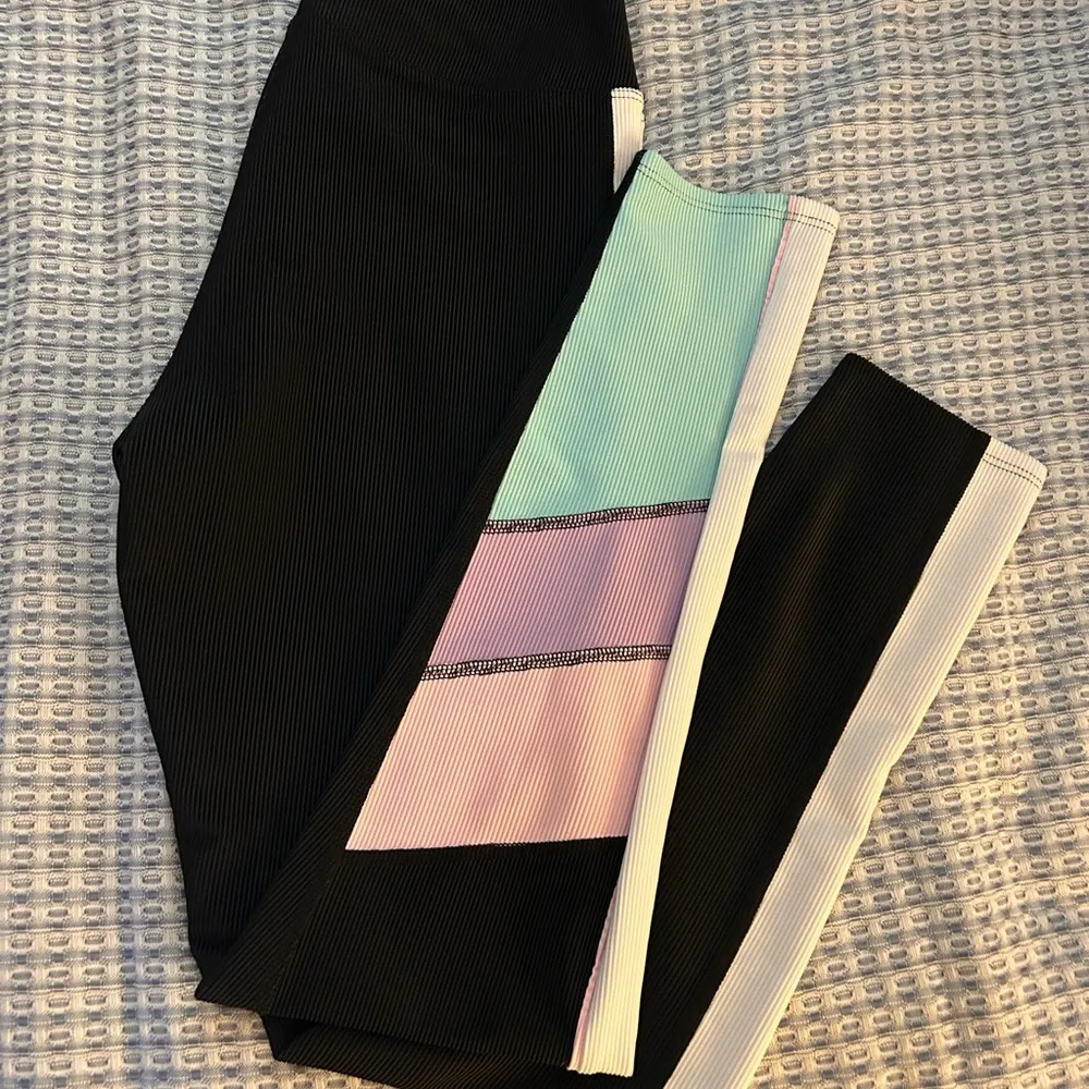 Beach Riot Bailey Leggings, size L, Merry Colorblock - Image 5