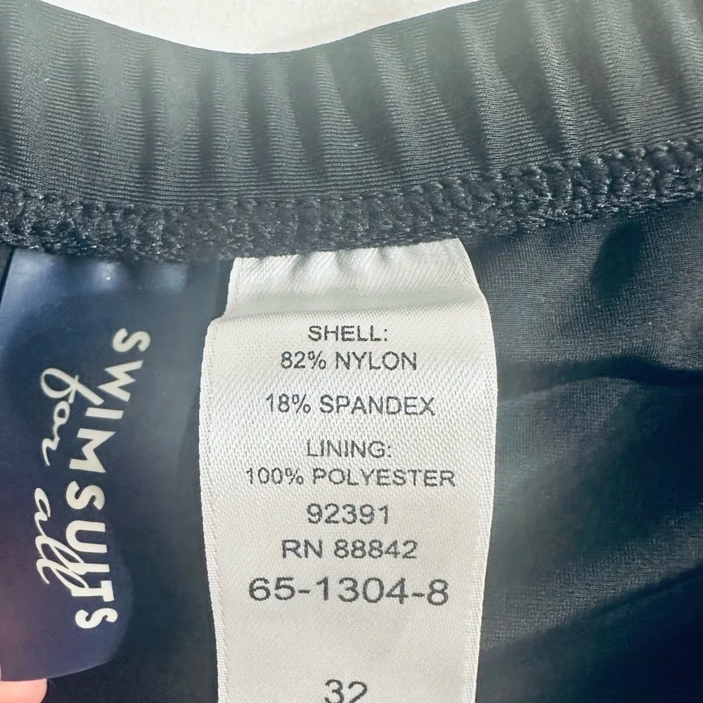 NWT Plus Size Swim Skort 32/3X Black Beach Vacation Summer Pool Modest Resort - Image 2