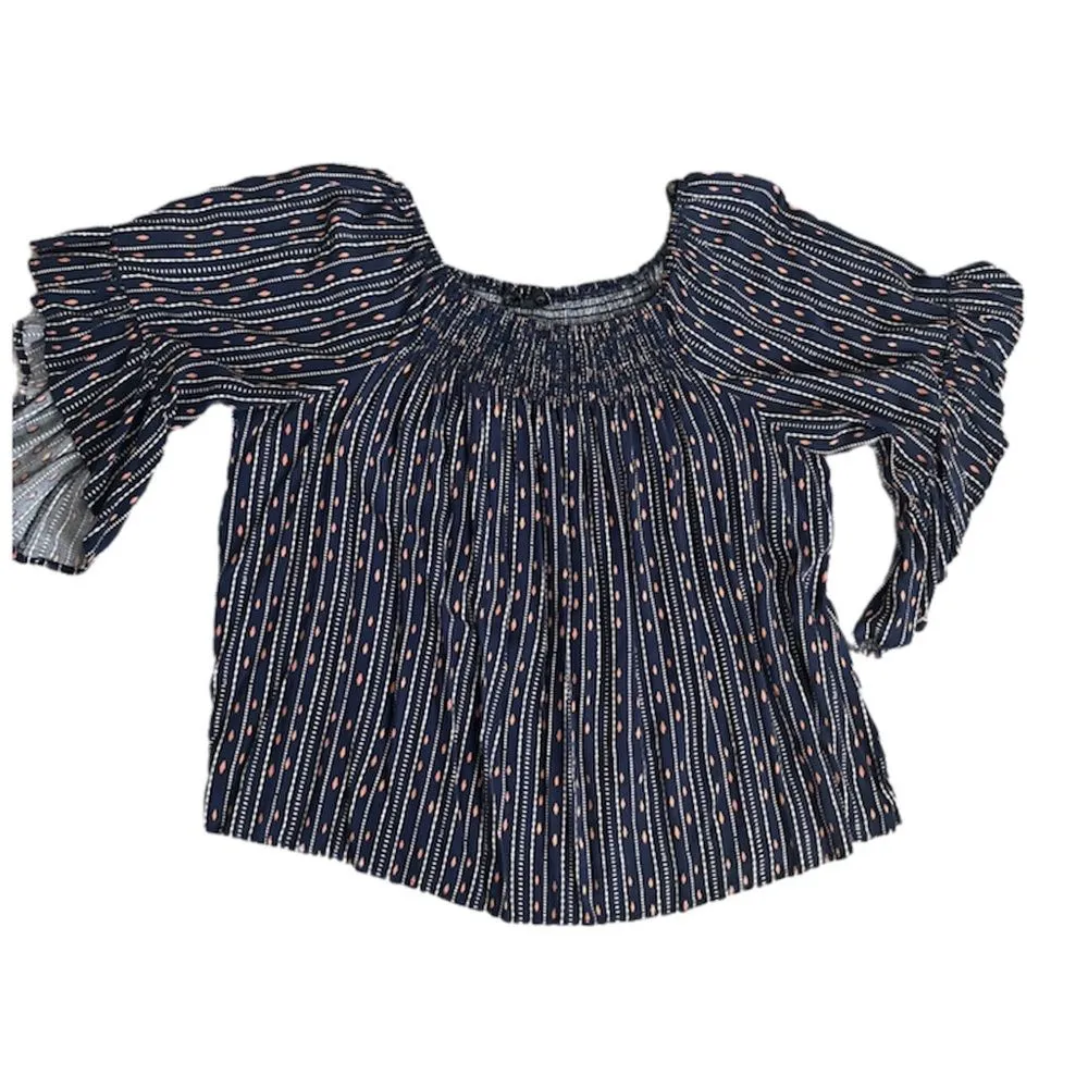 Cameo off shoulder ruffle sleeve blouse - Image 3