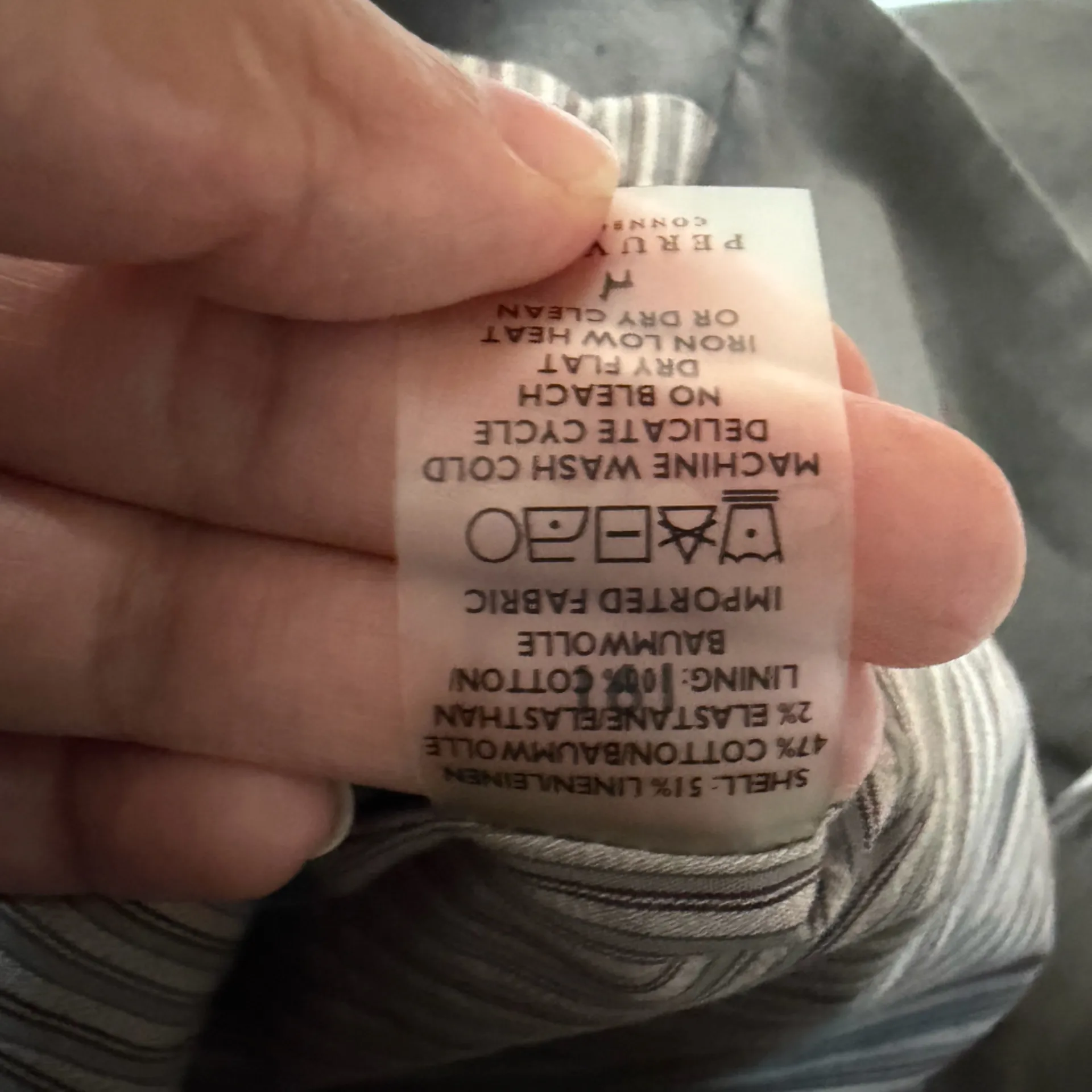 Peruvian Connection Blazer Jacket Linen Blend Size 12 Women's Neutral 2 Button - Image 6