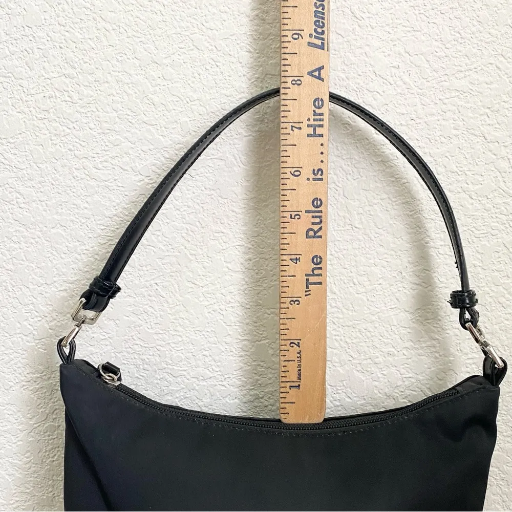 Vintage Y2K The Original Brand Black Nylon Mini Bag Shoulder Bag - Image 9