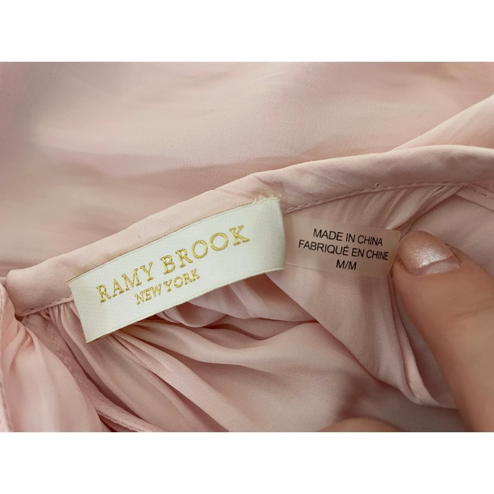 RAMY BROOK Audrey Halter Drop Waist Midi Dress In Powder Pink Medium - Image 5