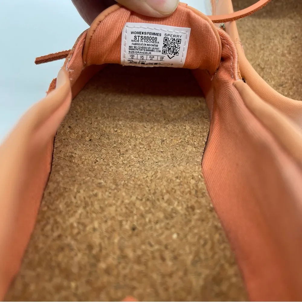 Sperry Coral Starfish Slip On Boat Shoes Size 10 - Image 15