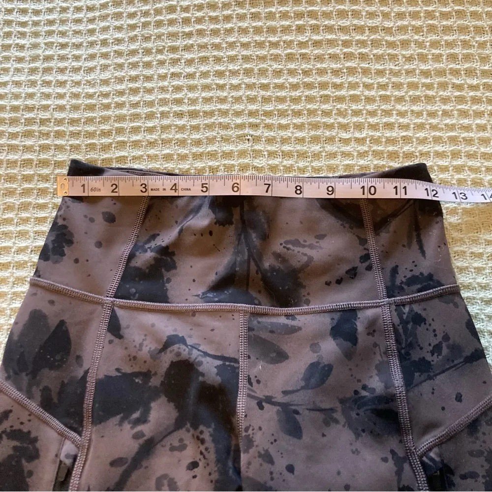 Athleta Women's Brown Floral Rainier Reflective Tight High Rise Leggings Size XS - Image 14