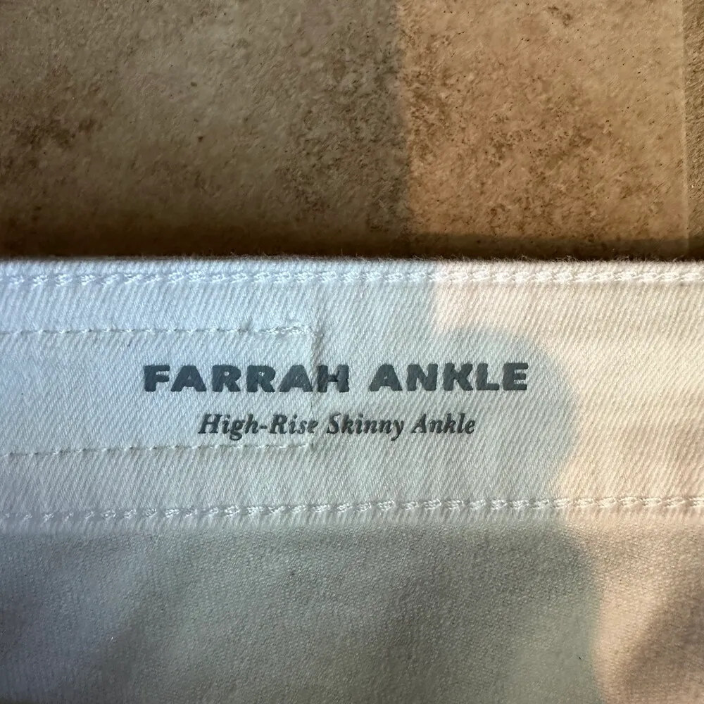 NWT AG Luminous Grey Faint Sparkle Skinny Fit High Waist Ankle Jeans Size 28 - Image 5