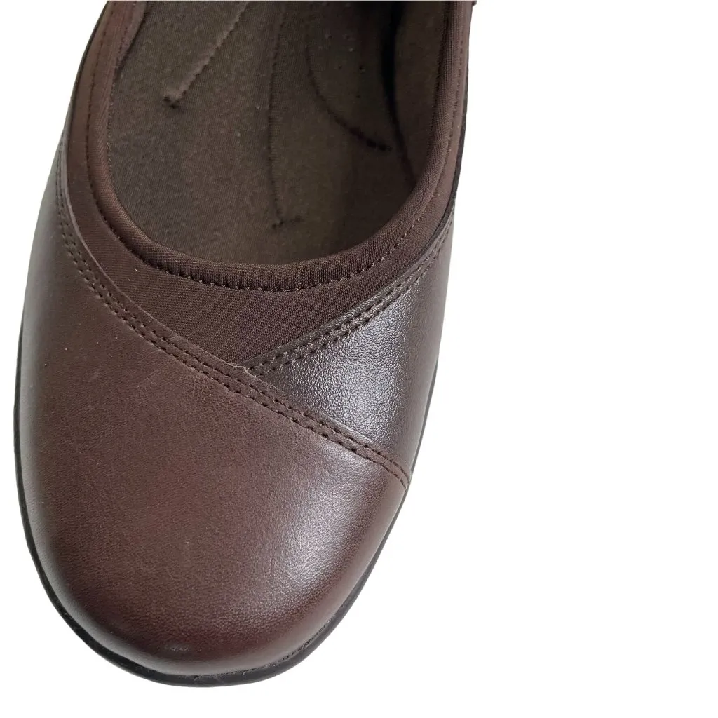 Cobbie Cuddlers Size 11 W Comfort Flat Slip on Loafer Shoes Brown Elenor u - Image 4