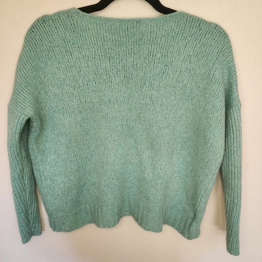 Eileen fisher merino wool long sleeve knit mid sweater - Image 4