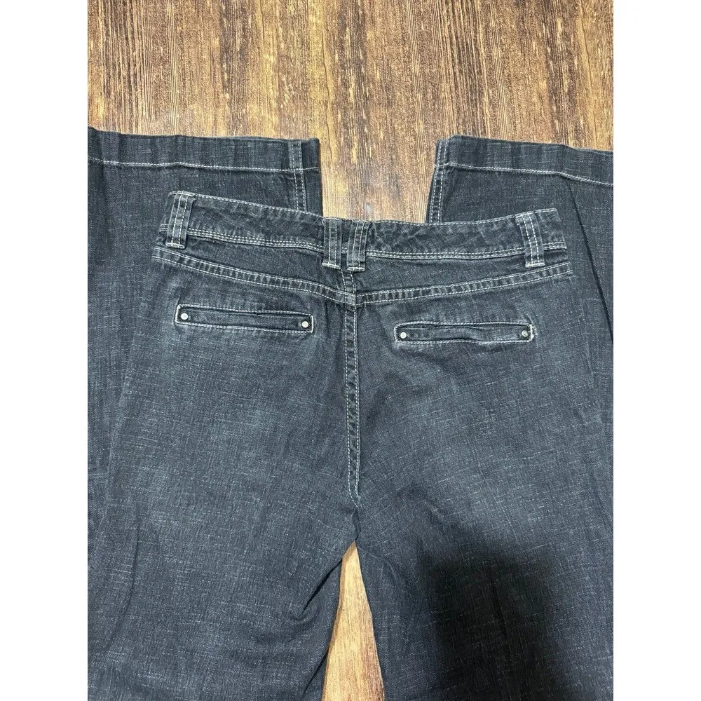 White House Black Market Black Denim Trouser Leg - Image 5