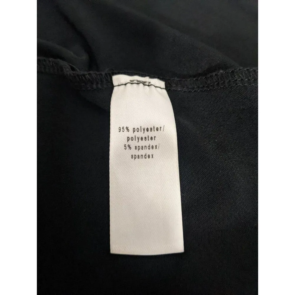 Maurices Black Belted Dress Size Medium Black Stretchy Dress with Belt - Image 7