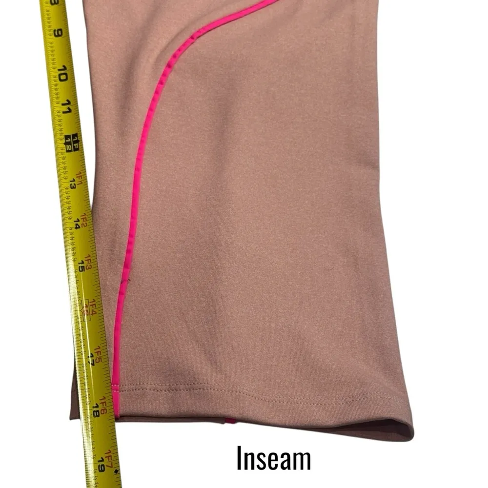 NEW Good American Pink‎ Athletic Tennis Pickleball Capri Leggings Size 4 (XL) - Image 10