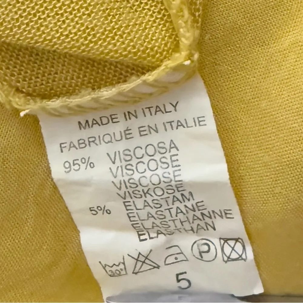 Women's Crochet Back Sleeveless Layered Summer Dress Yellow Size L Size L - Image 7