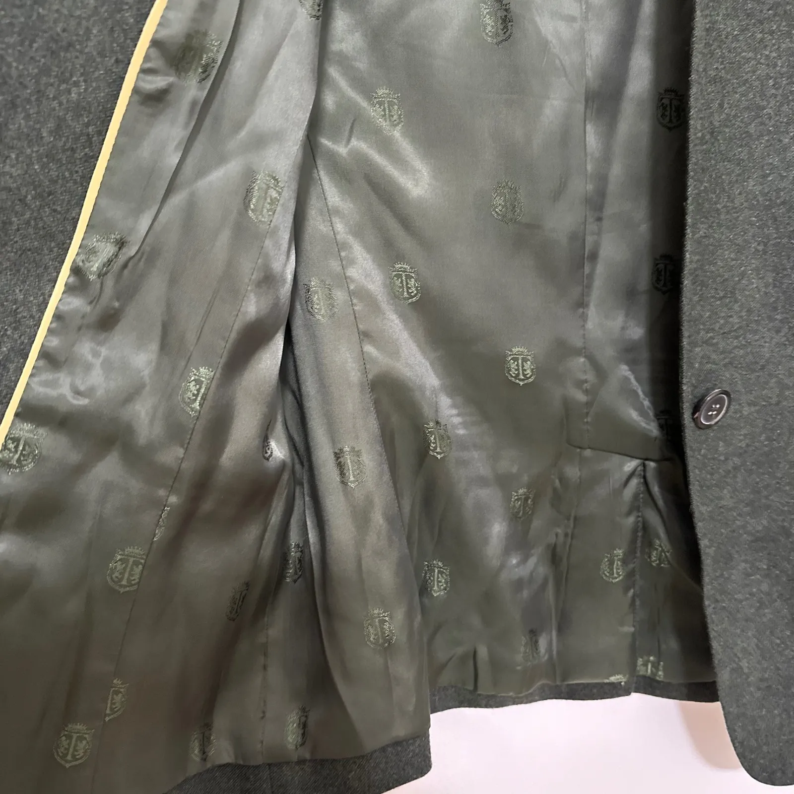 TALBOTS | Women's Wool Cashmere Blend Flannel Single-Button Blazer Jacket, 6 - Image 6