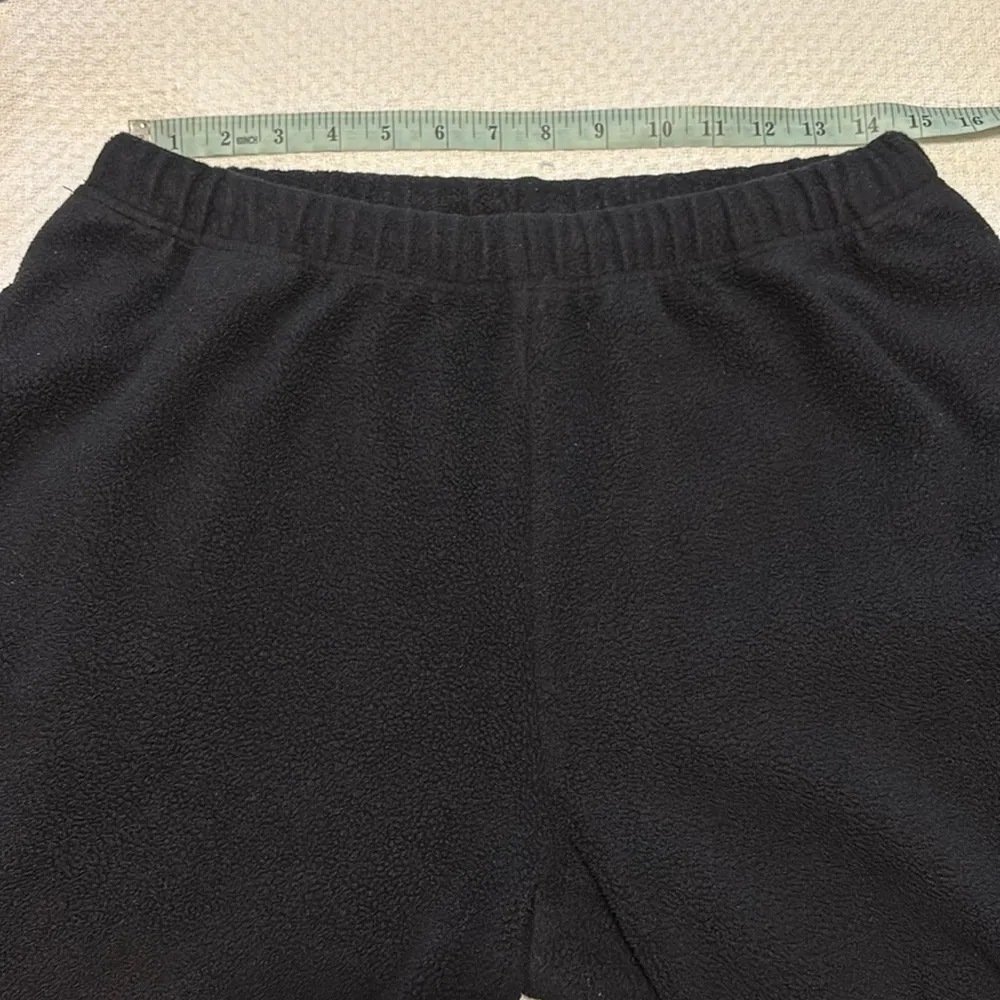 5 for $25 Good American‎ Sherpa Boyfriend Sweatpants Black 2 - Image 7