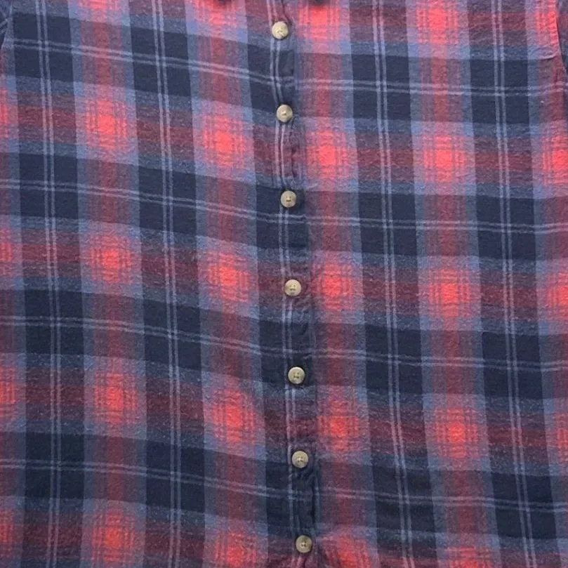 Woman Within Womens Button Up Shirt Size 5X Oversized Relaxed Fit Comfy Grunge - Image 4