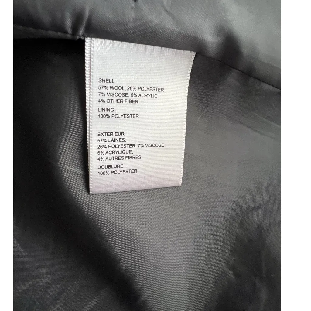 Laundry By Shelli Segal Gray Wool Blend Button front Coat. SZ. 16 - Image 7