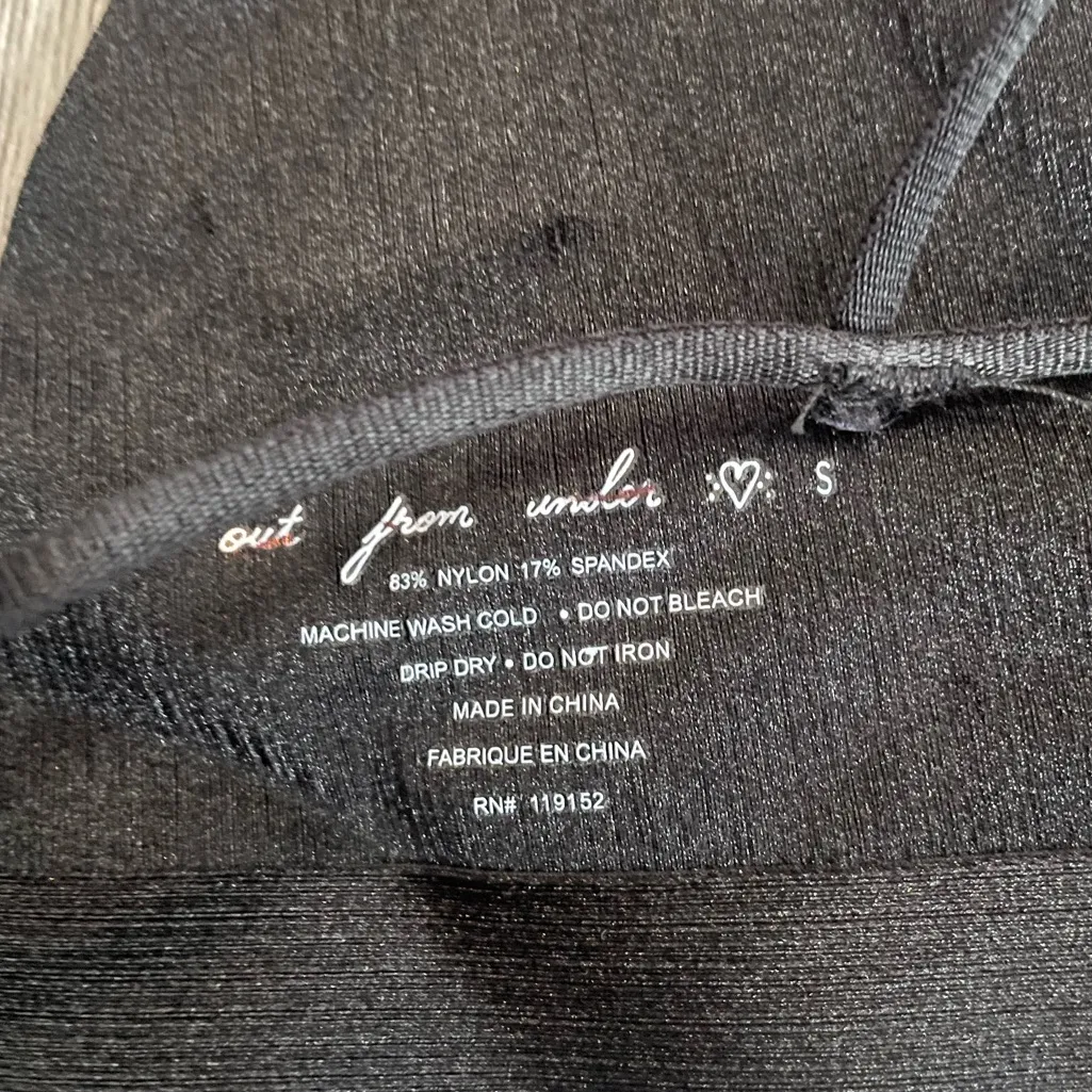 NWOT Urban Outfitters Out From Under Black Strappy Back Bralette size Small - Image 3