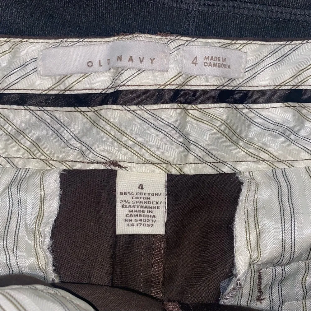Old Navy Brown Capri Length Pants Women’s 4 - Image 6