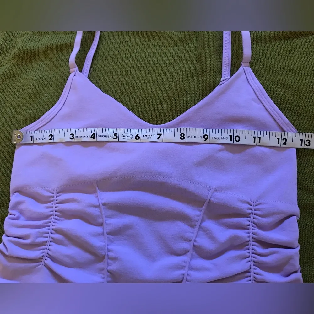 NWOT  Good Karma Ruched Crop Tank spring blossom size XS/S - Image 9