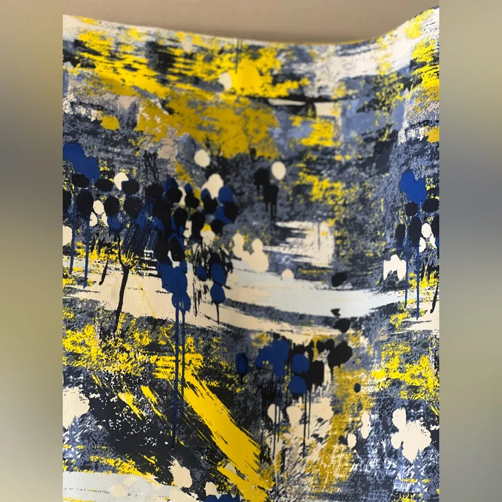 Emerson Rose Abstract Print Women's Skirt Blue Size 16 - Image 6