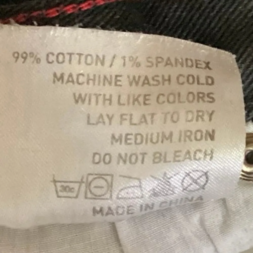 Active R/S Black Mid Rise Reform Ankle Denim Straight Leg Jeans Size 30 - Image 6