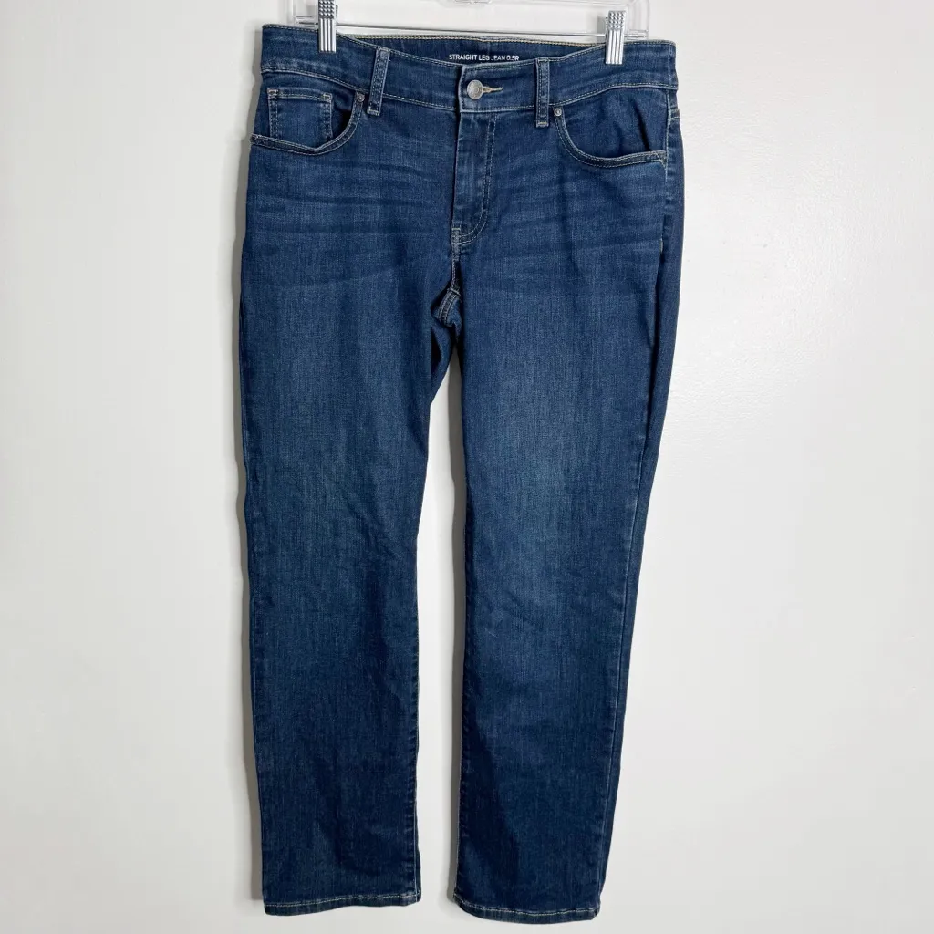 Chico’s Straight Leg Jeans Blue Size 6‎ Chico’s 0.5 - Image 2