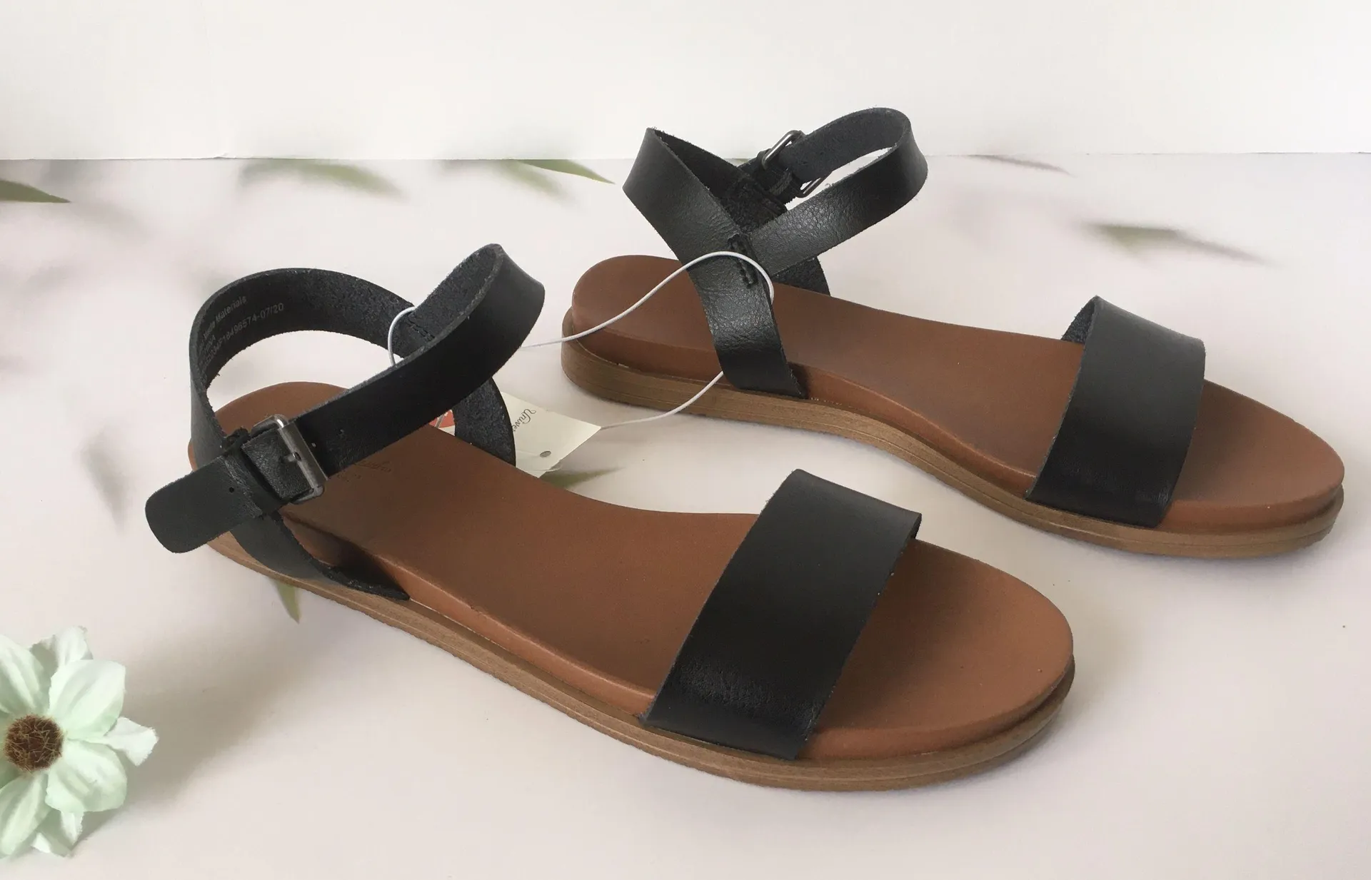 Black Sandals, Size 7 1/2 - Image 2
