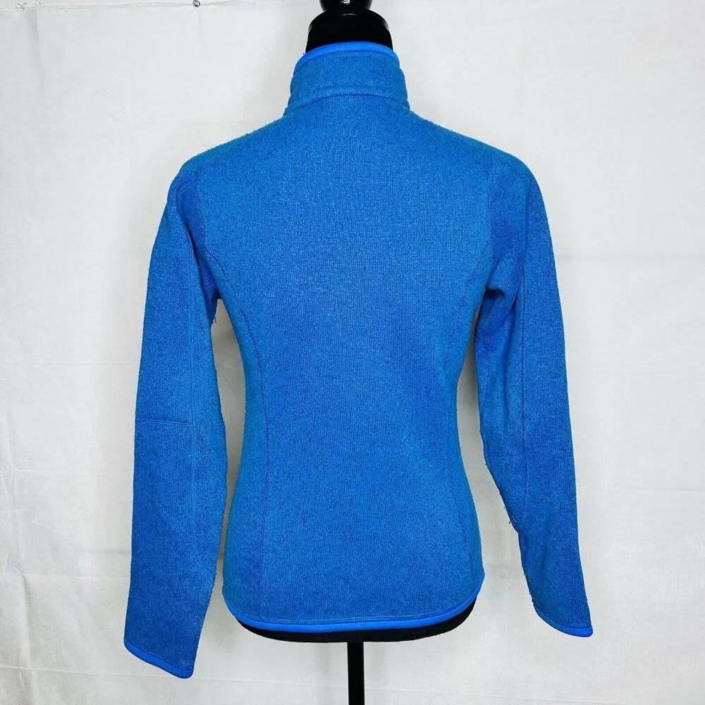 Patagonia Women’s 1/4 Zip Better Sweater Size S Electric Blue Outdoor - Image 6