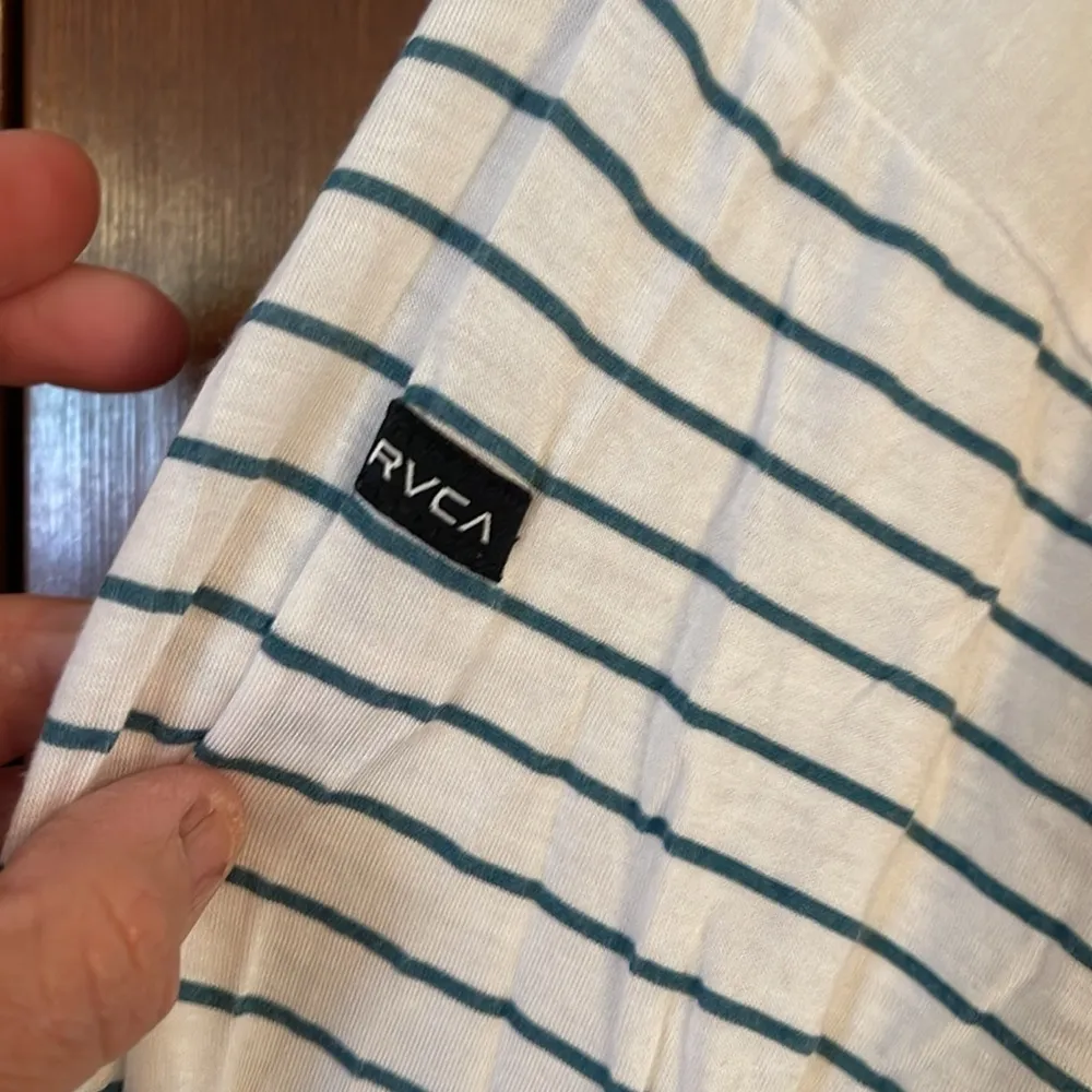 RVCA SEMI CROPPED Striped Long Sleeve Top medium - Image 5