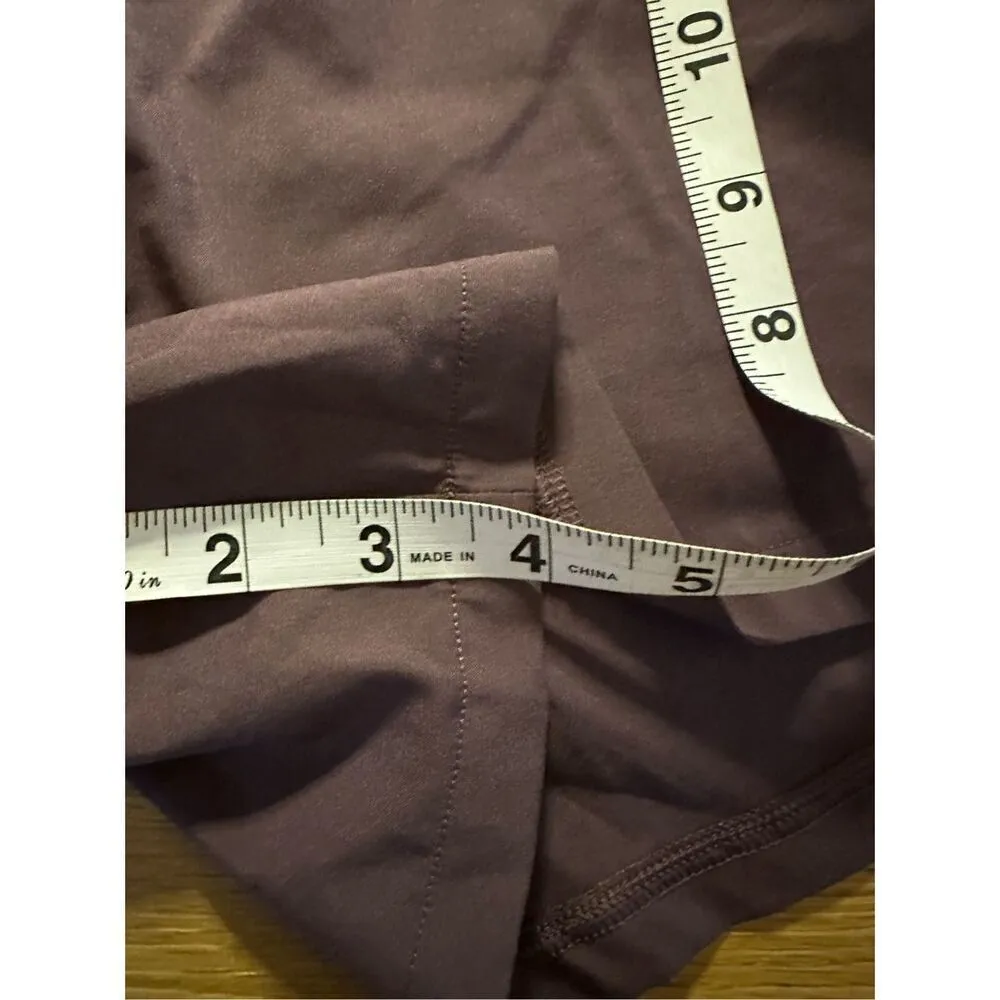 Gymshark maroon brown shorts 4” women’s medium - Image 10